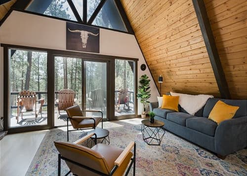 The Ascent A-Frame Cabin - Wooded Area, Trails, Near Lakes, Deck